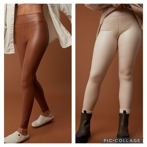 2 Pairs • Offline by Aerie Real Luxe Faux Leather Leggings